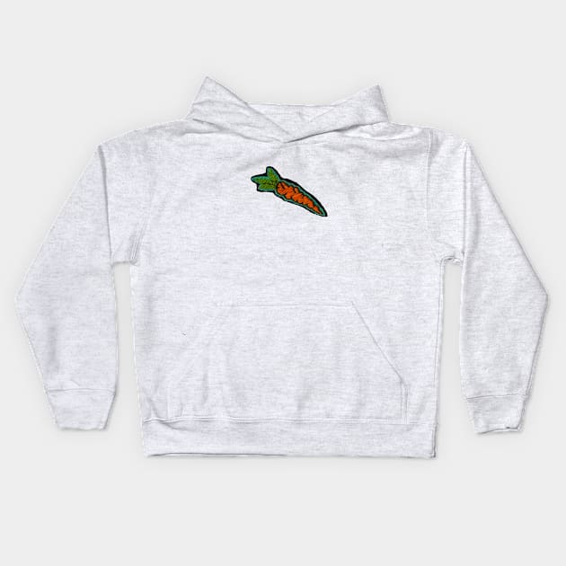 Carrot Daddy Kids Hoodie by RONembroidery
